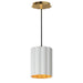 Myhouse Lighting Maxim - 18054MWGL - One Light Pendant - Primrose - Gold Leaf