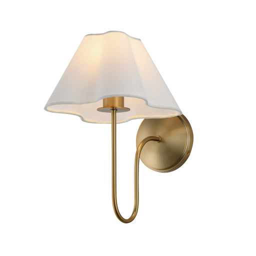 Myhouse Lighting Maxim - 18100WTNAB - One Light Wall Sconce - Saxon - Natural Aged Brass