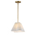 Myhouse Lighting Maxim - 18101WTNAB - One Light Pendant - Saxon - Natural Aged Brass