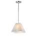 Myhouse Lighting Maxim - 18101WTPN - One Light Pendant - Saxon - Polished Nickel