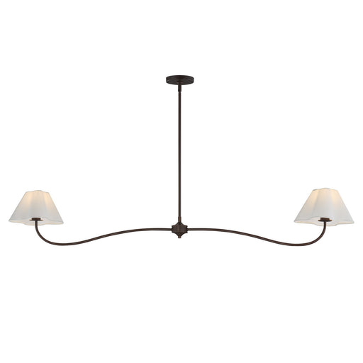 Myhouse Lighting Maxim - 18102WTOI - Two Light Pendant - Saxon - Oil Rubbed Bronze