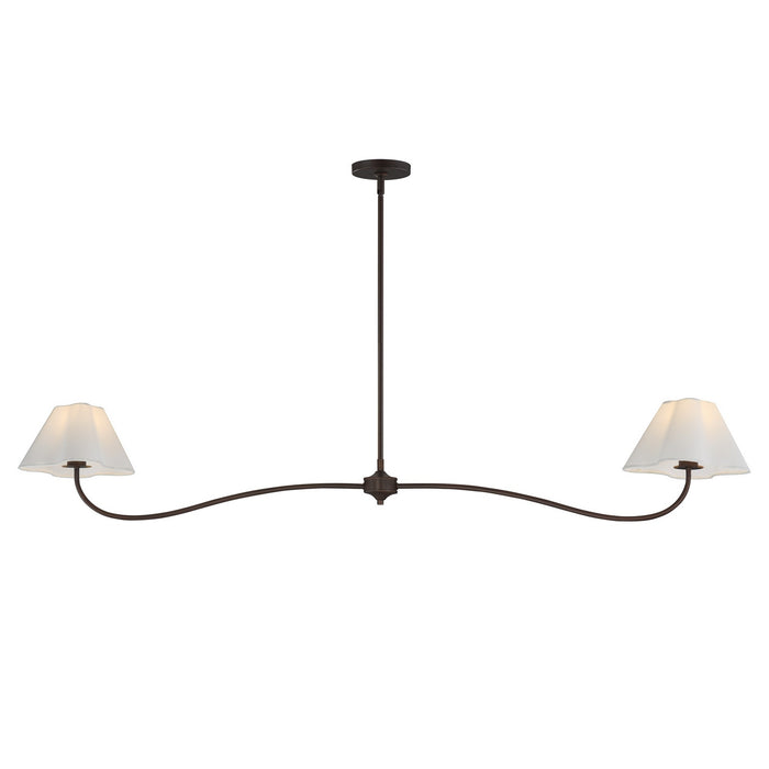 Myhouse Lighting Maxim - 18102WTOI - Two Light Pendant - Saxon - Oil Rubbed Bronze