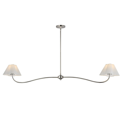 Myhouse Lighting Maxim - 18102WTPN - Two Light Pendant - Saxon - Polished Nickel