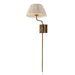 Myhouse Lighting Maxim - 18410BWWBR - One Light Wall Sconce - Dunbridge - Weathered Brass