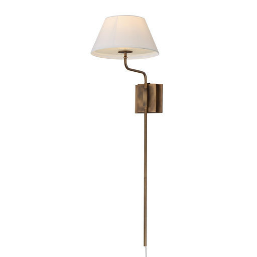 Myhouse Lighting Maxim - 18410OFWBR - One Light Wall Sconce - Dunbridge - Weathered Brass