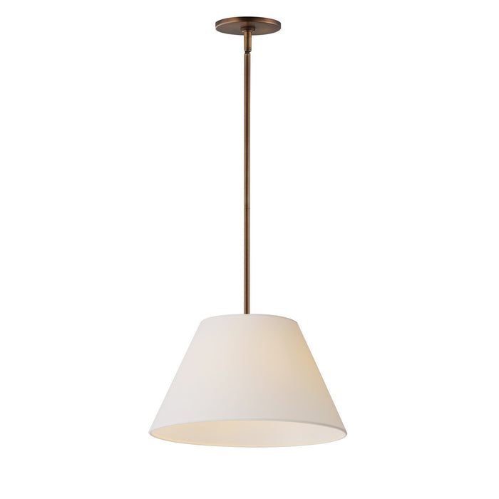 Myhouse Lighting Maxim - 18411OFWBR - One Light Pendant - Dunbridge - Weathered Brass
