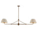 Myhouse Lighting Maxim - 18412BWWBR - Two Light Pendant - Dunbridge - Weathered Brass