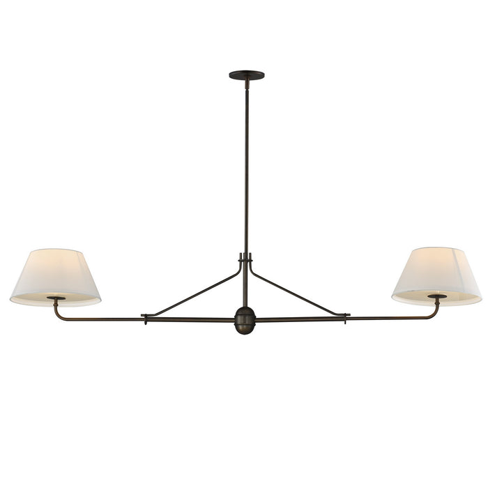 Myhouse Lighting Maxim - 18412OFANB - Two Light Pendant - Dunbridge - Antique Bronze