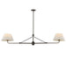 Myhouse Lighting Maxim - 18412OFANB - Two Light Pendant - Dunbridge - Antique Bronze