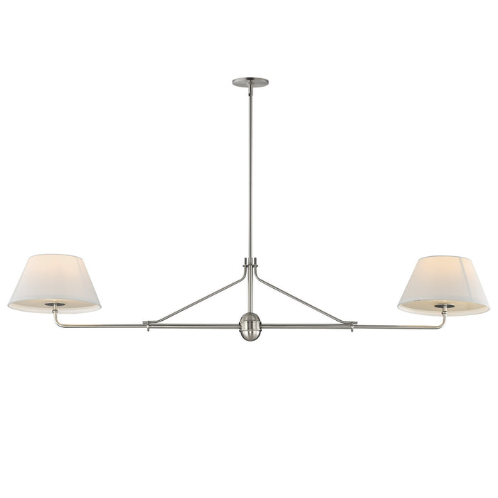 Myhouse Lighting Maxim - 18412OFPN - Two Light Pendant - Dunbridge - Polished Nickel
