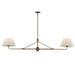 Myhouse Lighting Maxim - 18412OFWBR - Two Light Pendant - Dunbridge - Weathered Brass