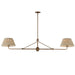 Myhouse Lighting Maxim - 18412OWWBR - Two Light Pendant - Dunbridge - Weathered Brass