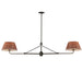Myhouse Lighting Maxim - 18412RBANB - Two Light Pendant - Dunbridge - Antique Bronze