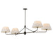 Myhouse Lighting Maxim - 18414OFANB - Four Light Chandelier - Dunbridge - Antique Bronze