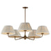 Myhouse Lighting Maxim - 18415BWWBR - Five Light Chandelier - Dunbridge - Weathered Brass
