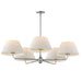 Myhouse Lighting Maxim - 18415OFPN - Five Light Chandelier - Dunbridge - Polished Nickel