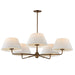 Myhouse Lighting Maxim - 18415OFWBR - Five Light Chandelier - Dunbridge - Weathered Brass