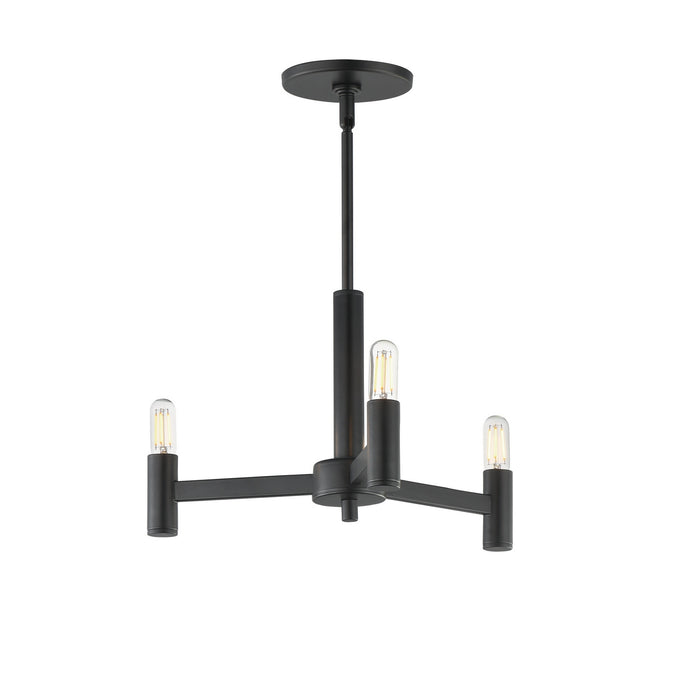 Myhouse Lighting Maxim - 21363BK - Three Light Chandelier - Emana - Black