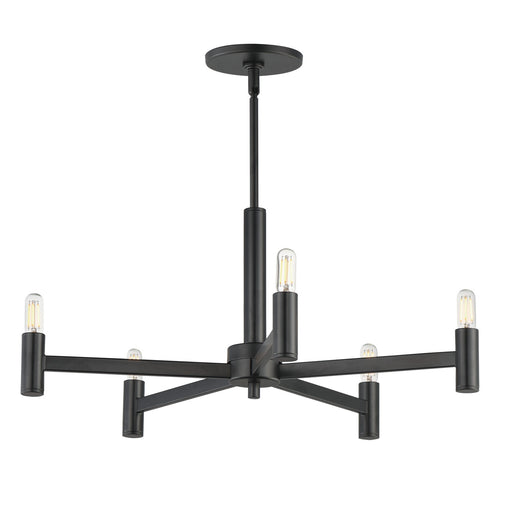 Myhouse Lighting Maxim - 21365BK - Five Light Chandelier - Emana - Black