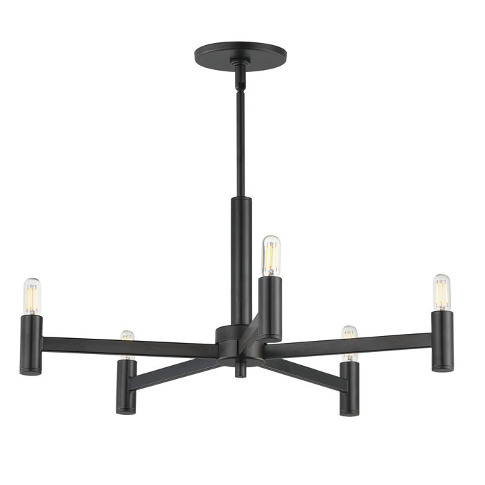 Myhouse Lighting Maxim - 21365BK - Five Light Chandelier - Emana - Black