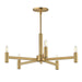 Myhouse Lighting Maxim - 21365NAB - Five Light Chandelier - Emana - Natural Aged Brass