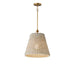Myhouse Lighting Maxim - 21486WWTNAB - One Light Pendant - Baja - Natural Aged Brass