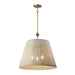 Myhouse Lighting Maxim - 21488WWTNAB - Three Light Pendant - Baja - Natural Aged Brass
