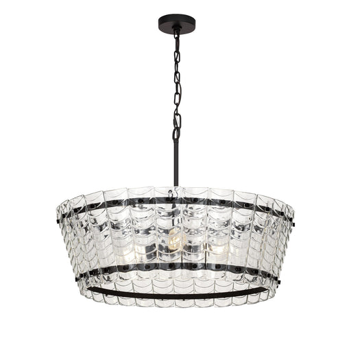 Myhouse Lighting Maxim - 21874CLBZ - Four Light Chandelier - Ruche - Bronze