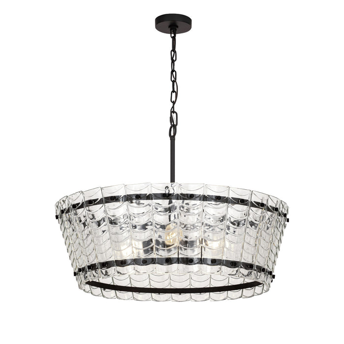 Myhouse Lighting Maxim - 21874CLBZ - Four Light Chandelier - Ruche - Bronze