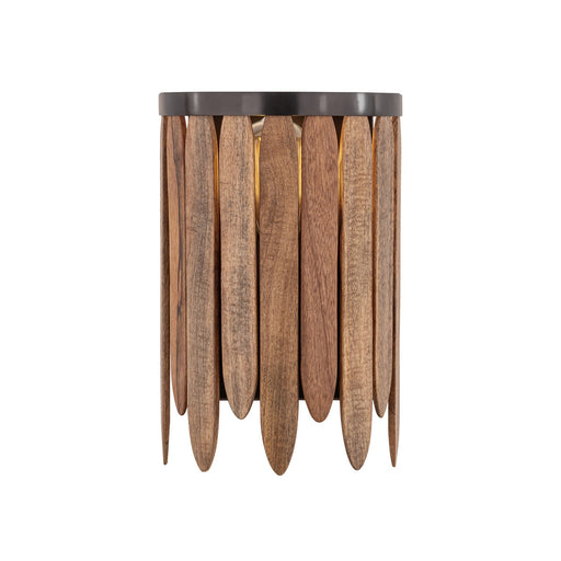 Myhouse Lighting Maxim - 22510WNGM - One Light Wall Sconce - Marimba - Walnut