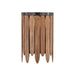 Myhouse Lighting Maxim - 22510WNGM - One Light Wall Sconce - Marimba - Walnut