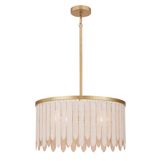 Myhouse Lighting Maxim - 22512WWTNAB - Four Light Pendant - Marimba - Weathered White