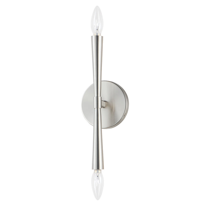 Myhouse Lighting Maxim - 24620SN - Two Light Wall Sconce - Rome - Satin Nickel