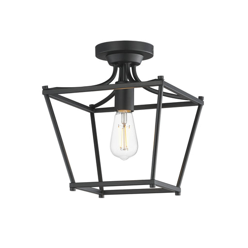 Myhouse Lighting Maxim - 25311BK - One Light Pendant / Semi-Flush - Clifton - Black
