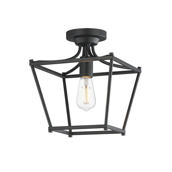 Myhouse Lighting Maxim - 25311BK - One Light Pendant / Semi-Flush - Clifton - Black
