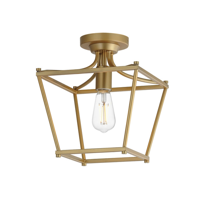 Myhouse Lighting Maxim - 25311NAB - One Light Pendant / Semi-Flush - Clifton - Natural Aged Brass