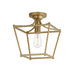 Myhouse Lighting Maxim - 25311NAB - One Light Pendant / Semi-Flush - Clifton - Natural Aged Brass