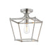 Myhouse Lighting Maxim - 25311SN - One Light Pendant / Semi-Flush - Clifton - Satin Nickel