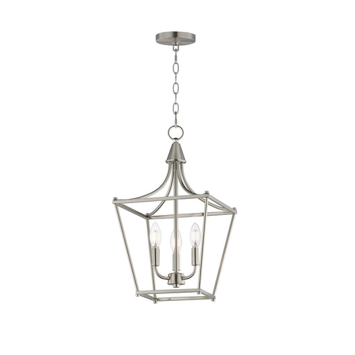 Myhouse Lighting Maxim - 25313SN - Three Light Pendant - Clifton - Satin Nickel