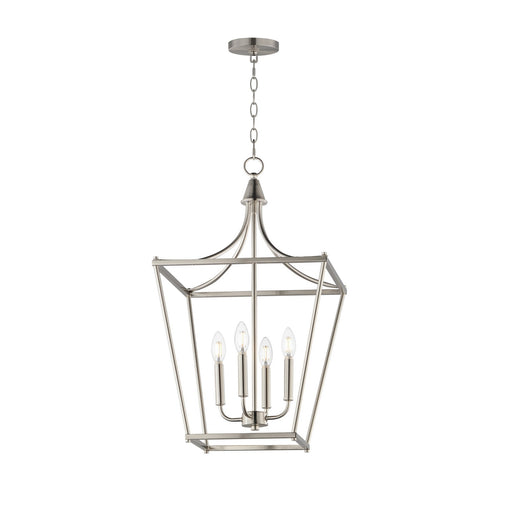Myhouse Lighting Maxim - 25314SN - Four Light Pendant - Clifton - Satin Nickel