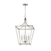 Myhouse Lighting Maxim - 25314SN - Four Light Pendant - Clifton - Satin Nickel