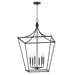 Myhouse Lighting Maxim - 25316BK - Six Light Pendant - Clifton - Black