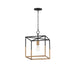 Myhouse Lighting Maxim - 28621BKWBR - One Light Pendant - SoHo - Black/Weathered Brass