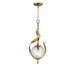 Myhouse Lighting Maxim - 28712CRGL - One Light Pendant - Firenze - Gold Leaf