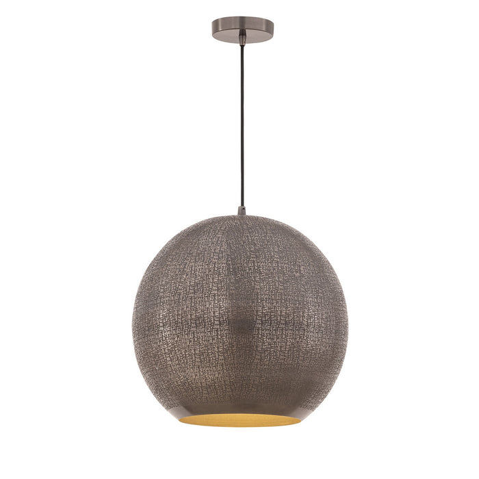 Myhouse Lighting Maxim - 29132PE - One Light Pendant - Aurelia - Pewter