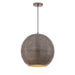 Myhouse Lighting Maxim - 29132PE - One Light Pendant - Aurelia - Pewter