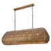 Myhouse Lighting Maxim - 29185AB - Five Light Linear Pendant - Gilda - Antique Brass