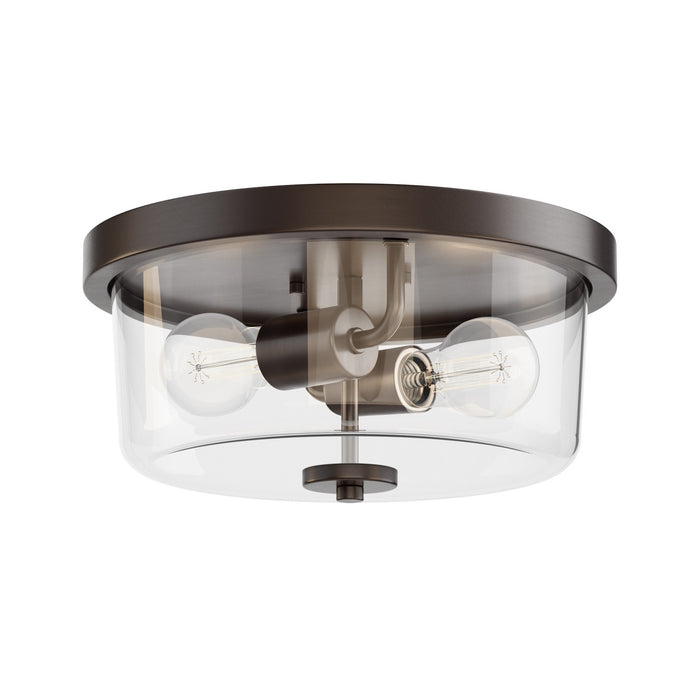 Myhouse Lighting Maxim - 5691CLOI - Two Light Flush Mount - Fuller - Oil Rubbed Bronze