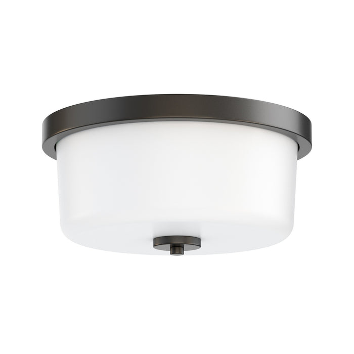 Myhouse Lighting Maxim - 5691WTBK - Two Light Flush Mount - Fuller - Black
