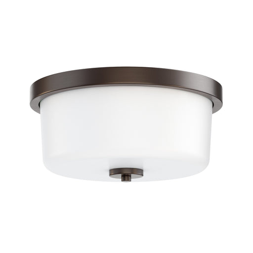 Myhouse Lighting Maxim - 5691WTOI - Two Light Flush Mount - Fuller - Oil Rubbed Bronze